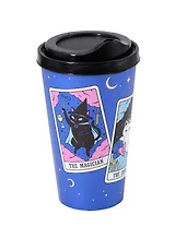 Стакан с крышкой Коты Таро (пластик) (550 мл) (СП6-2025)