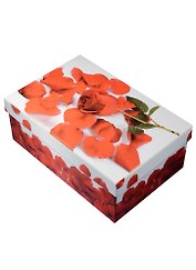 Коробка подарочная "Розы" 21*14*8,5см, картон