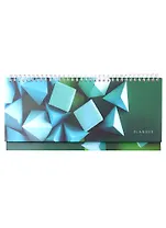 Планинг недат. 56л "Геометрия и цвет" настольный, 7БЦ, глянц.лам, офсет