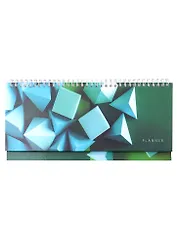 Планинг недат. 56л "Геометрия и цвет" настольный, 7БЦ, глянц.лам, офсет