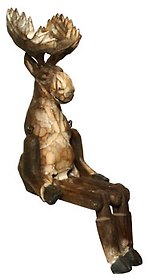Декоративная фигурка "Лось" (дерево) (14506)