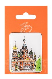 Объемный магнит  Виды Санкт-Петербурга Спас-на-Крови (Город Ангела)