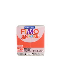 FIMO kids полимерная глина для детей (красный) (8030-2) (42г) (упаковка) (Эксмо)
