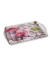 Поднос Парижские цветы (пластик) (38,8х24) (ML-001- FdP/ML-001 Fleurs)