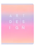 Тетрадь общая «Art design», 48 листов в клетку, A5, в ассортименте - Listoff - 0