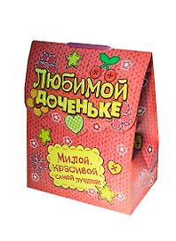 Подарочный пакет-конверт ML Любимой доченьке (643183) (Сима-ленд)