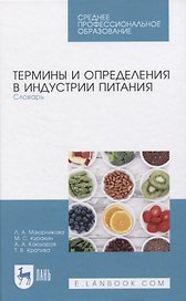 Термины и определения в индустрии питания. Словарь