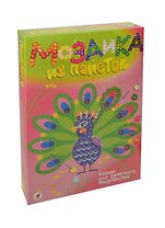 Мозаика из пайеток Павлин (2614) (Чудо-мастерская) (набор для творчества) (коробка)