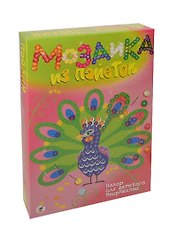 Мозаика из пайеток Павлин (2614) (Чудо-мастерская) (набор для творчества) (коробка)