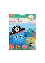 Набор для аппликации 3D Осьминожка-пират (из пены EVA) (AP3D009) (Greenwich Line) (4+) (упаковка)