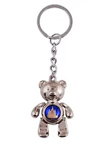 Брелок-мишка Москва ХВБ 10см (цв.серебро) (123CHE-18B)