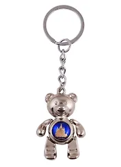 Брелок-мишка Москва ХВБ 10см (цв.серебро) (123CHE-18B)