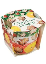 Ароматизированная свеча в стакане Рождественские Вкусы