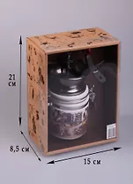 Кофемолка ручная Дом в подарочной упаковке (14см) (270-108)