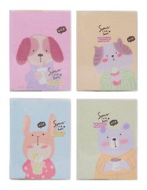 Записная книжка «Glitter Animals» А6, 100 листов в линейку, в ассортименте