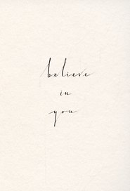 Открытка одинарная «Believe in you»