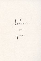 Открытка одинарная «Believe in you»