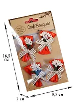 Букетики ручной работы, 4шт, цвет в ассортименте D26001155