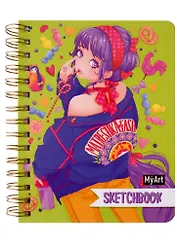 Скетчбук 150*196 64л "На стиле" 120г/м2, тв.обложка