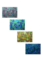 Папка-конверт А4 на кнопке "Круглый орнамент"