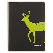 Записная книжка «Green deer» А7, 80 листов в клетку, Lenwa