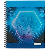 Тетрадь в клетку Listoff, "Неоновый сад", 96 листов, в ассортименте