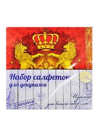 Набор салфеток для декупажа Секрет успеха (1064315) (6шт.) (33х33см) (Арт Узор) (упаковка)