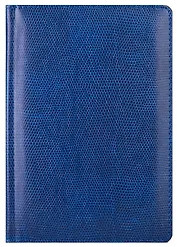 Ежедневник недат. А5 160л "Solo", кож.зам., синий, In Folio