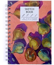 Скетчбук А5 100л "SKETCHBOOK. Натюрморт (Эксклюзив)" 120г/м2, тв. обложка, евроспираль, 
