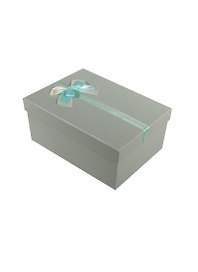 Коробка подарочная "Темный жемчуг", 22*15*10.5, серая, картон, Хансибэг