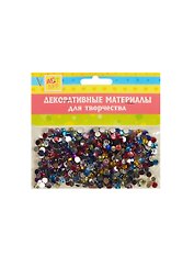Набор декора для творч. стразы Разноцветные (858256) (d=0,5см) (14гр) (Арт Узор) (упаковка)