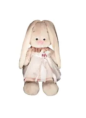 Мягкая игрушка Зайка Ми в бежевом платье (31 см) (StM-005)