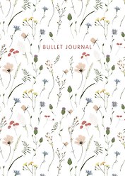 Книга для записей А5 120стр тчк. "Bullet Journal (полевые цветы)"