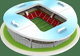 Сборная модель, 3D пазл,стадион  Казань Арена,12 дет., 6,8*6,8*2см