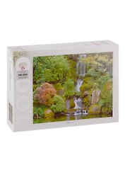 Пазл Водопад в японском саду Step puzzle 1000 эл. 68х48см.