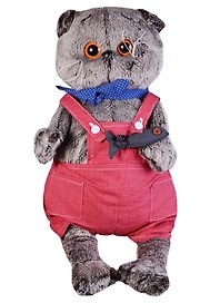 Игрушка мягкая Budi Basa, Басик в красном комбинезоне (В1) Ks30-066