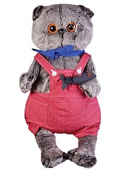 Игрушка мягкая Budi Basa, Басик в красном комбинезоне (В1) Ks30-066