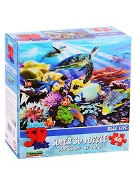 Пазл 48 Super 3D KidsЖизнь на рифе