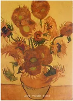 Скетчбук Ван Гог Подсолнухи (90л) (18,6х26)