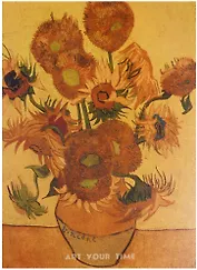 Скетчбук Ван Гог Подсолнухи (90л) (18,6х26)