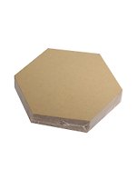 Заготовка из папье-маше Подставка под чашку-многоугольник (SCB271060) (набор/10шт.) (11х9,5см) (у