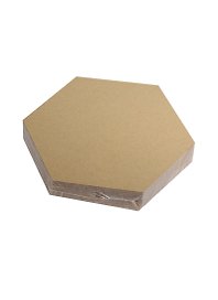 Заготовка из папье-маше Подставка под чашку-многоугольник (SCB271060) (набор/10шт.) (11х9,5см) (у