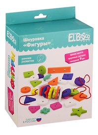 Игра-шнуровка «Фигуры», El’Basco Kids