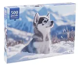 Пазл Origami "Хаски", 500 элементов