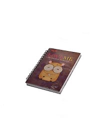 Записная книжка «Love Me» А6, 100 листов в клетку, спираль, Marker Arte, в ассортименте