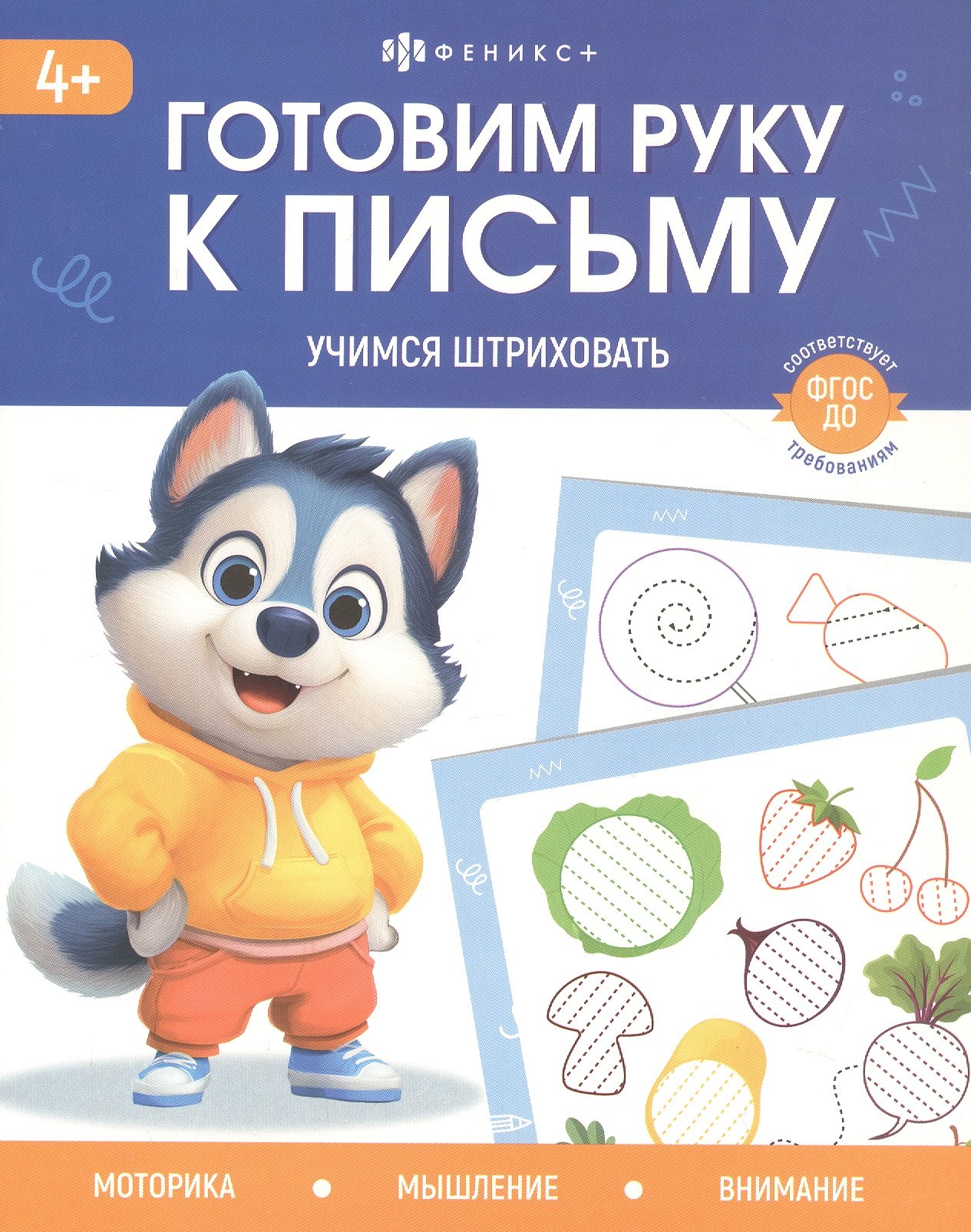 

Учимся штриховать. 4+