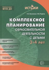 Комплексное планирование образовательной деятельности с детьми 3—4 лет. ФГОС ДО