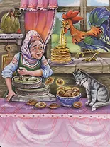 Петушок и чудо-меленка. Читаем и собираем сказку