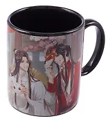 Кружка в подарочной коробке Благословение Се Лянь и Сань Лан с масками (керамика, деколь) (330мл) (12-7624-Z24)