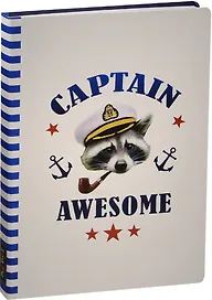 Блокнот «Captain Awesome. Енот»,